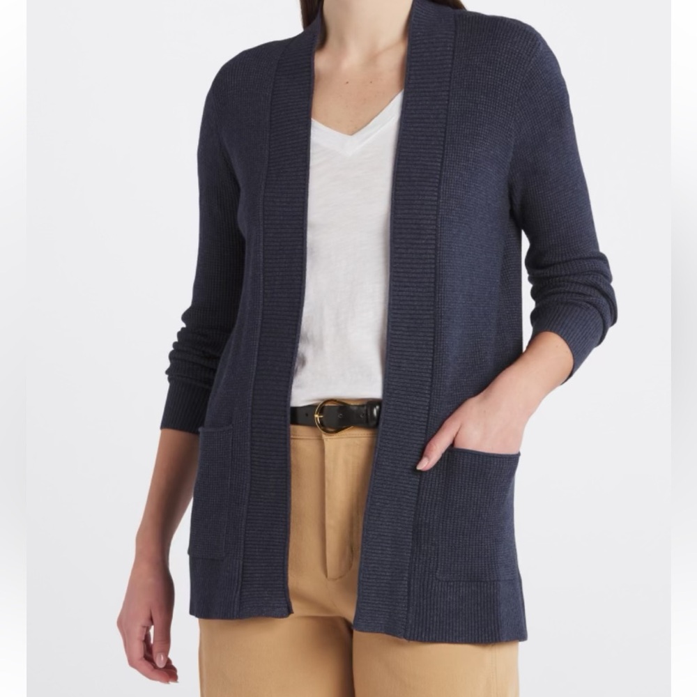 PINK CLOVER Valery Double Pocket Ribbed Cardigan